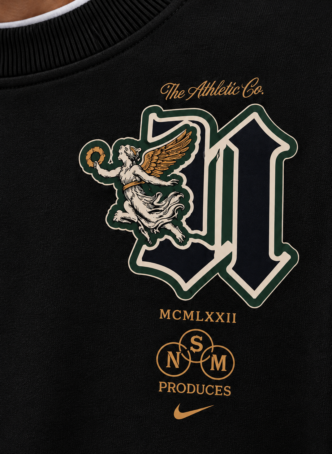 Nike Black Heritage Graphic Crewneck – Limited Edition
