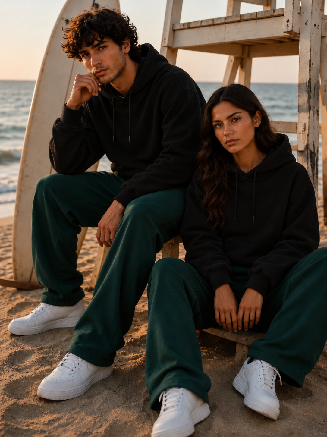 AMICI Premium Sweatpants – Forest Green
