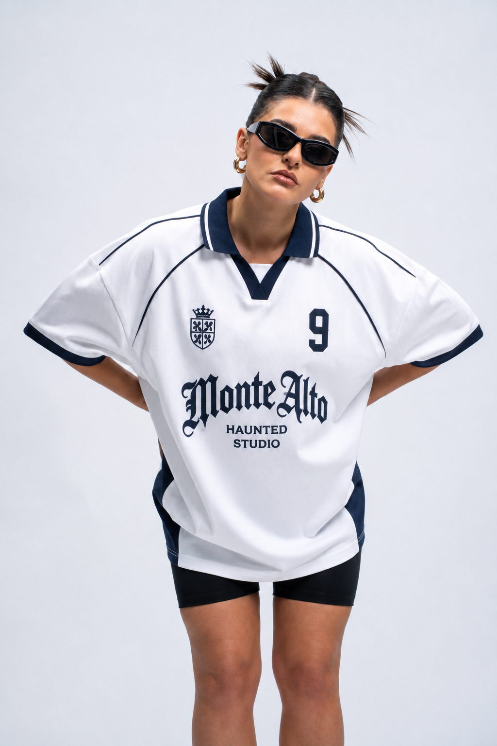Monte Alto White Oversized Polo Jersey