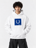 FRED PERRY White Graphic Hoodie