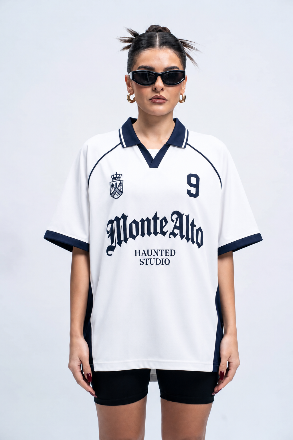 Monte Alto White Oversized Polo Jersey