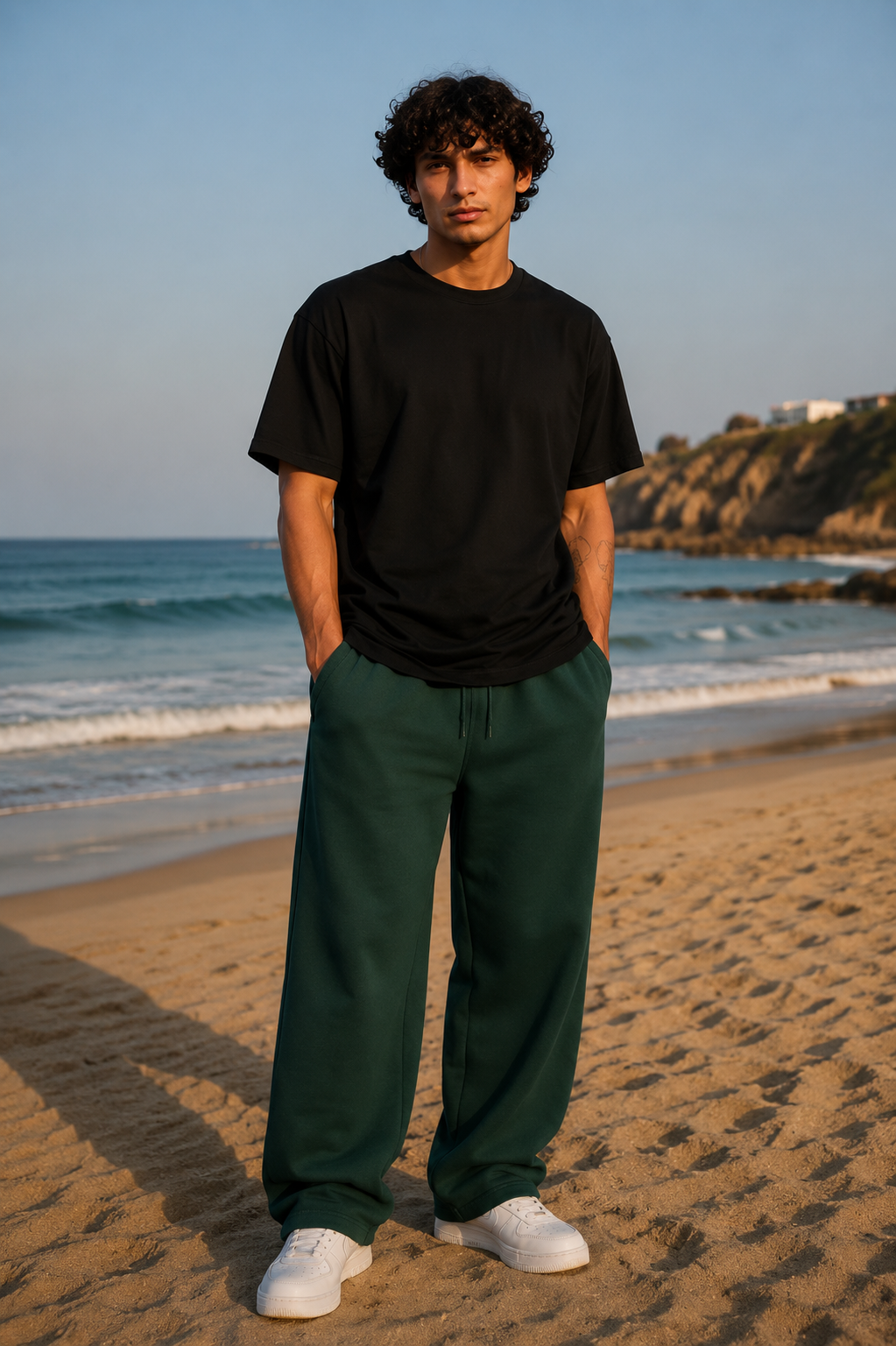 AMICI Premium Sweatpants – Forest Green