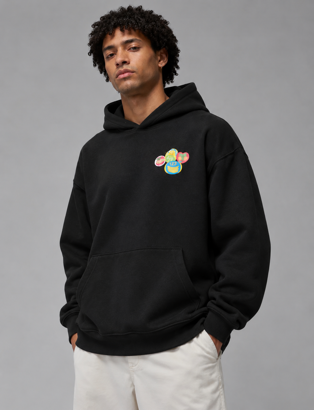 Nike Jordan Black Graphic Hoodie – Oversized Fit