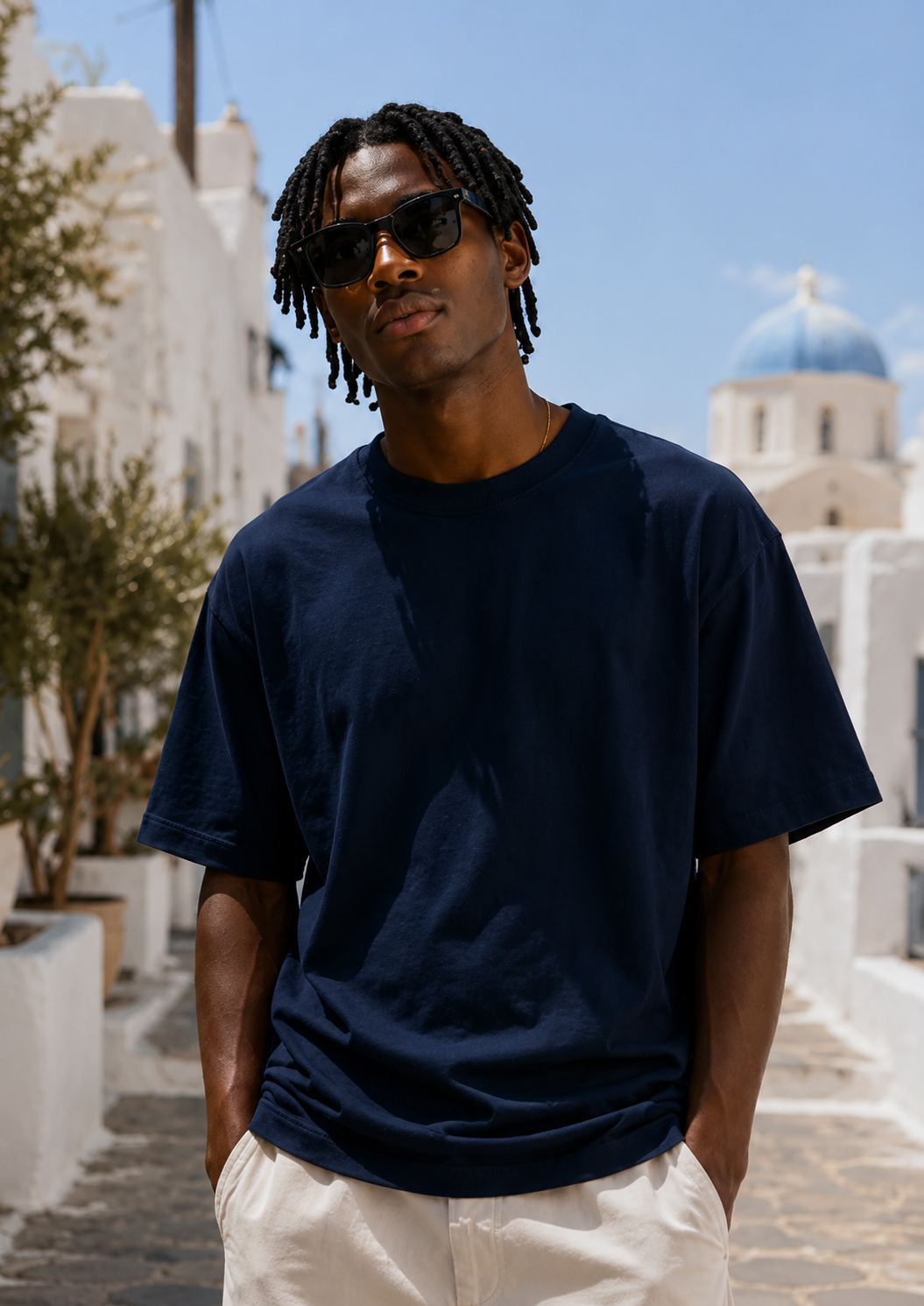 AMICI Essential Oversized T-Shirt – Navy