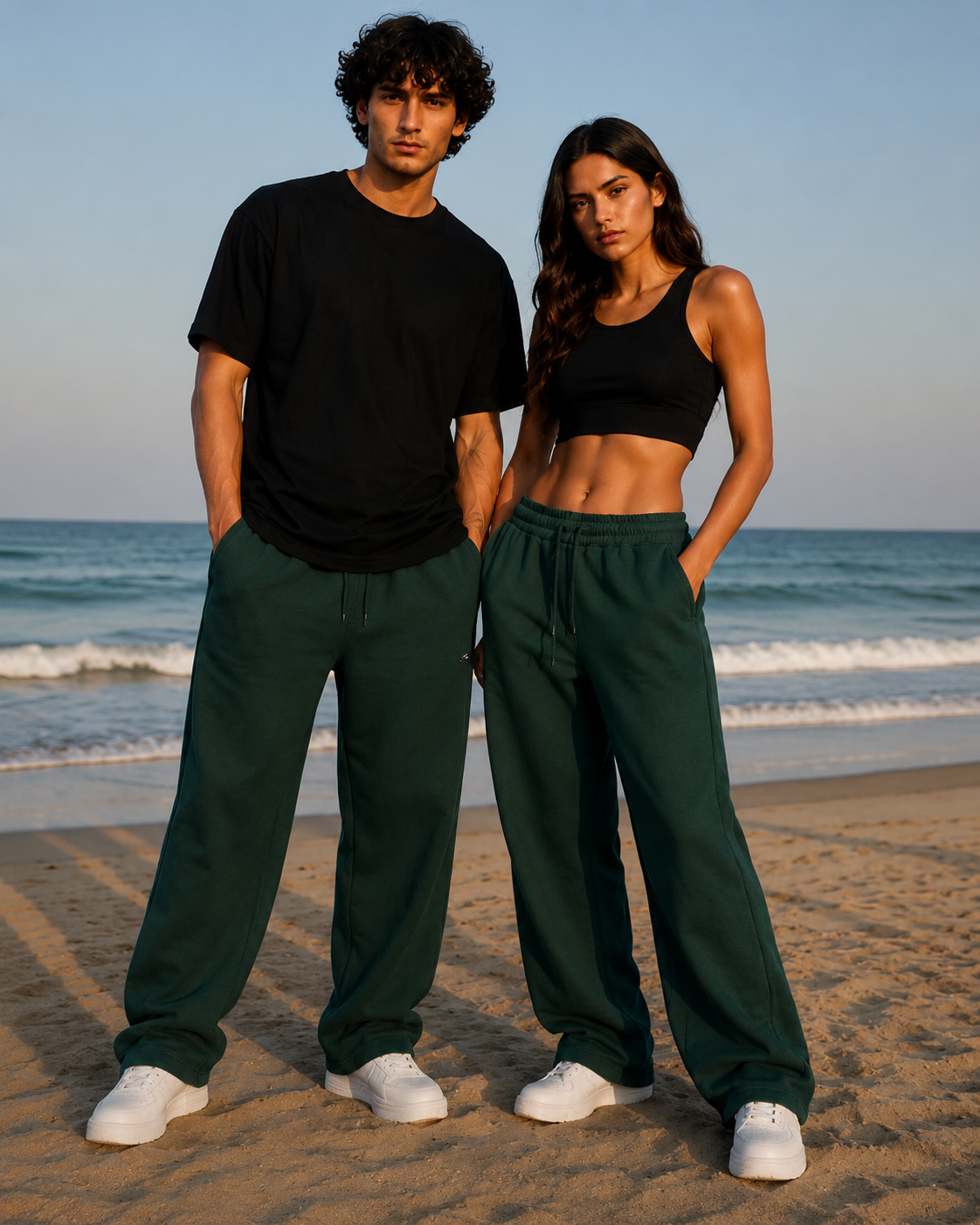 AMICI Premium Sweatpants – Forest Green