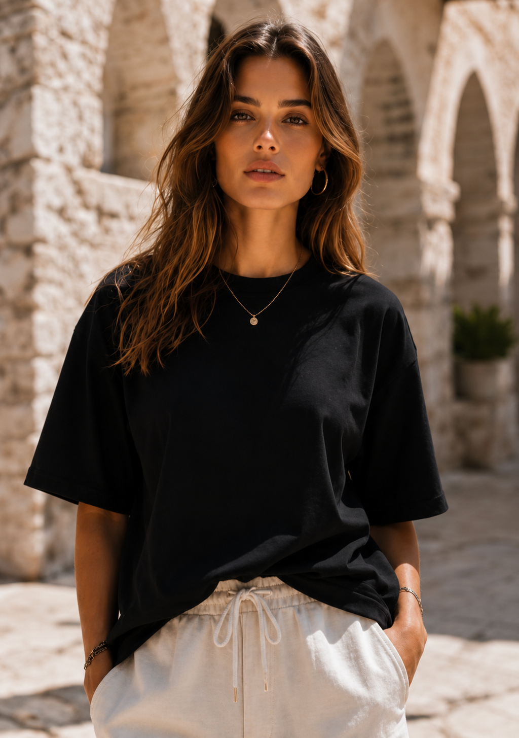 AMICI Essential Oversized T-Shirt – Black