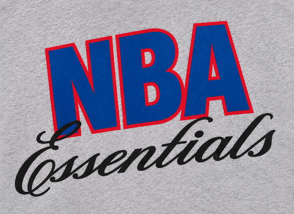 NBA Essentials Grey Oversized Hoodie