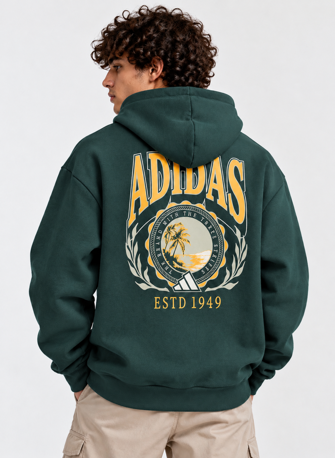 adidas Teal Graphic Hoodie – Heritage Collection