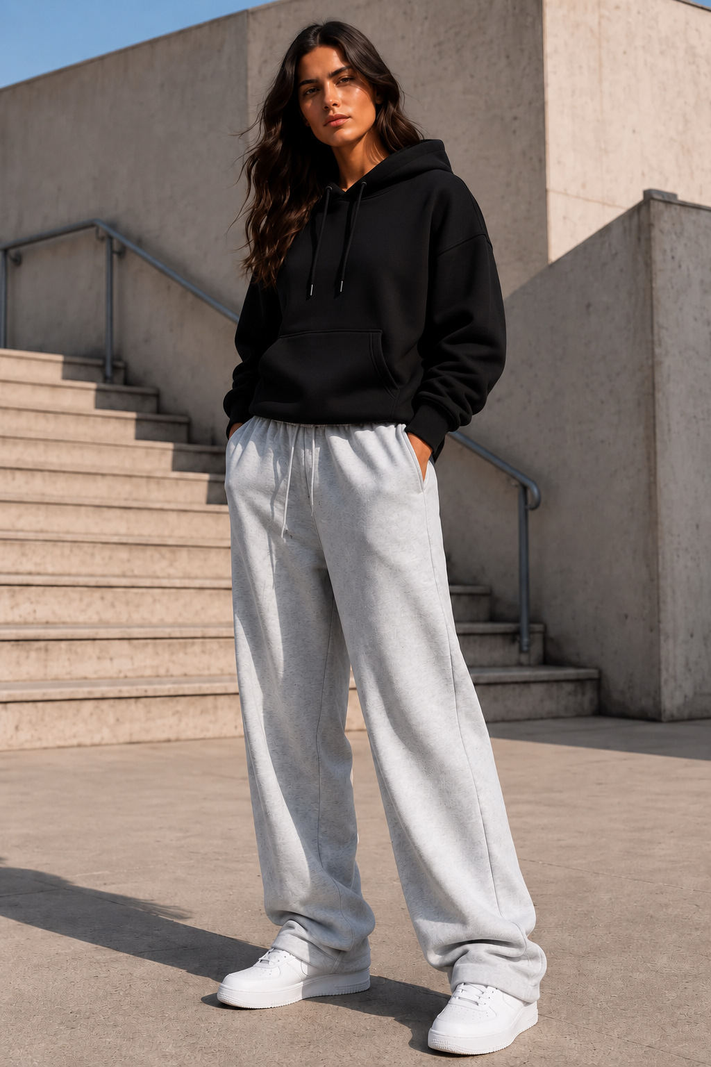AMICI Premium Sweatpants – Heather Grey