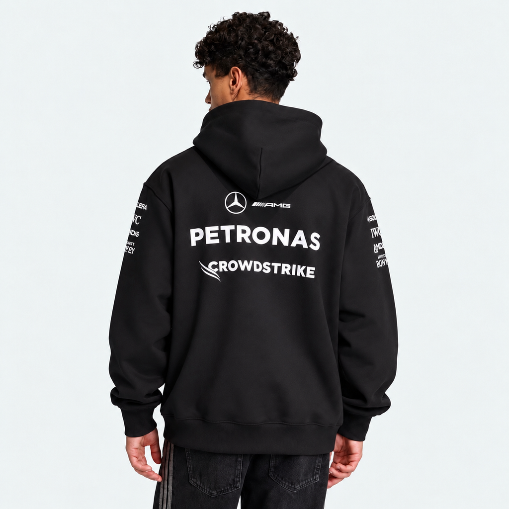 Mercedes-AMG Petronas F1 Black Racing Hoodie