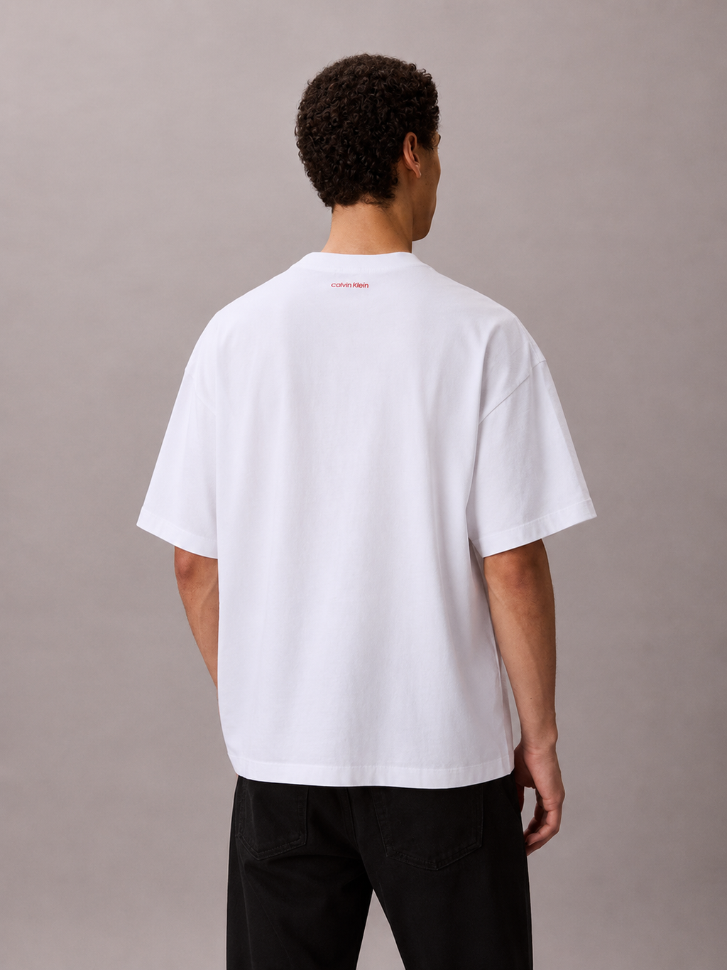 Calvin Klein Minimal Logo Oversized Tee – White