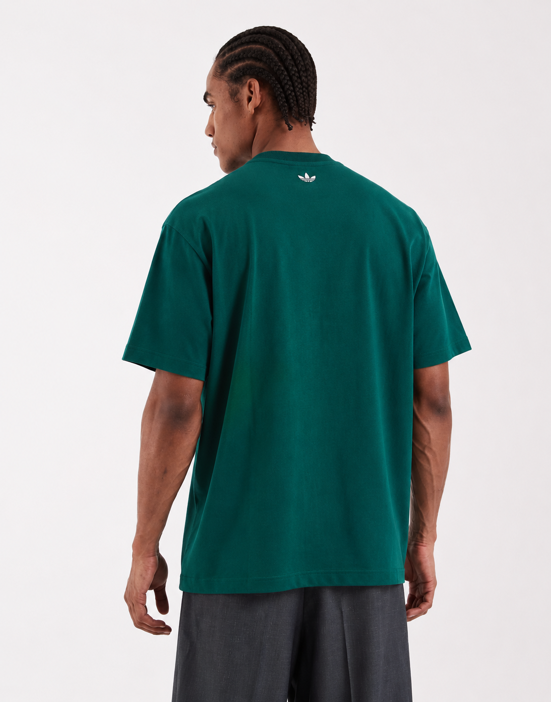 Adidas Summer Athletic League Relaxed Fit Tee – Deep Green