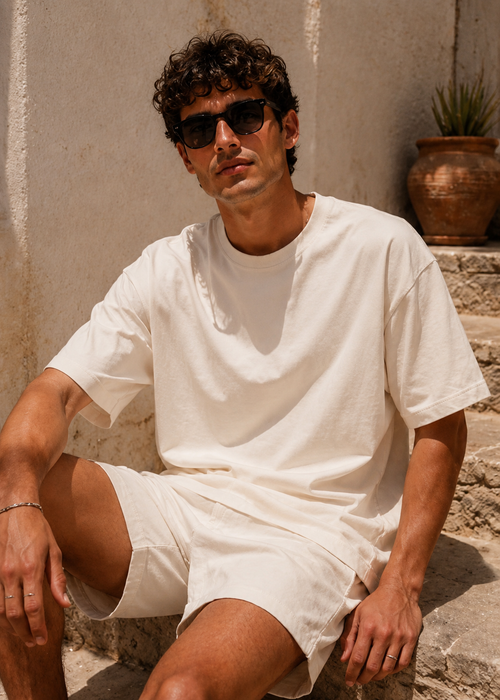 AMICI Essential Oversized T-Shirt – Cream