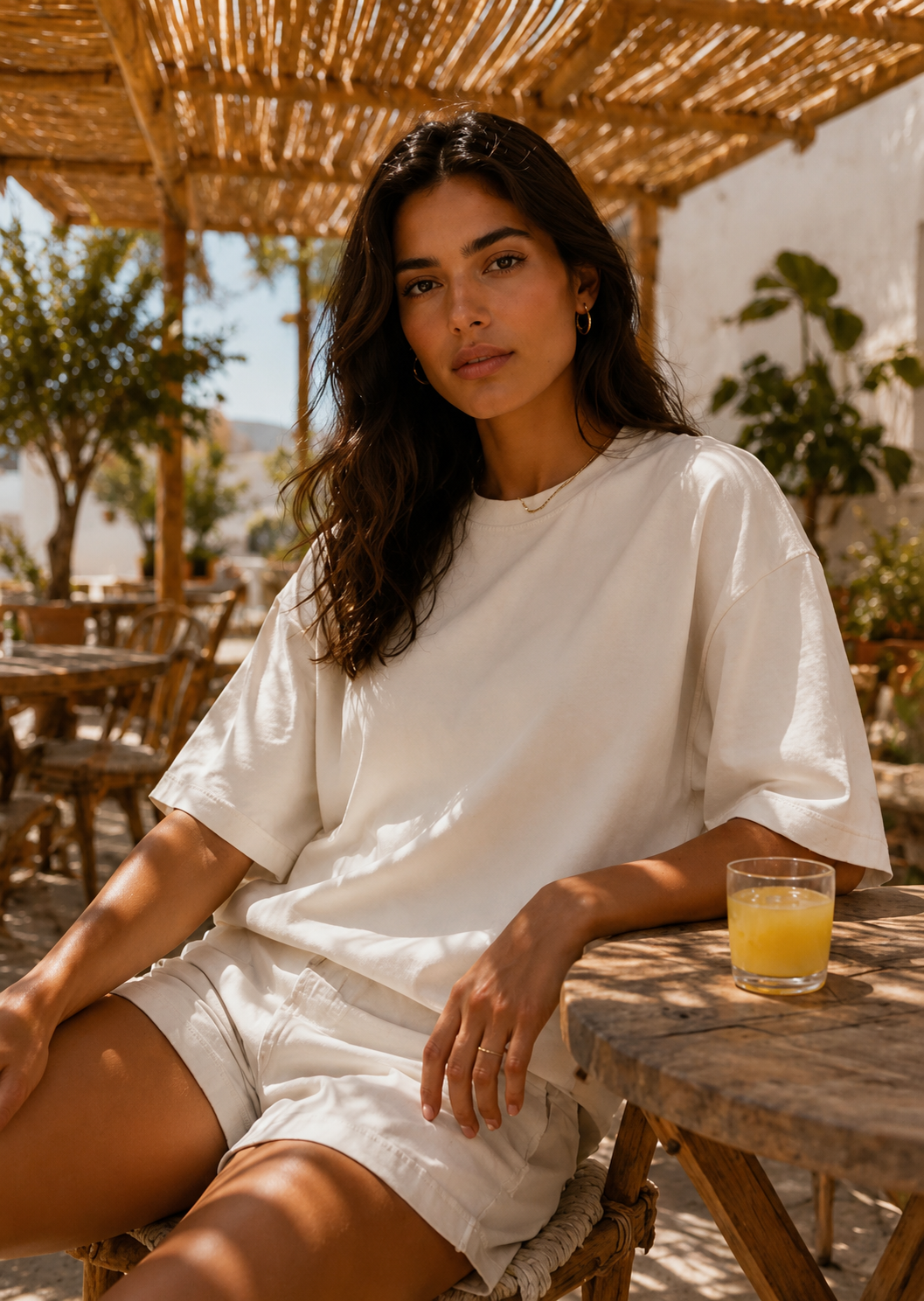 AMICI Essential Oversized T-Shirt – Cream