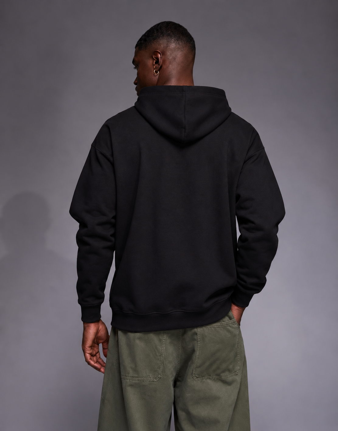 BOSS Black Camouflage Logo Hoodie