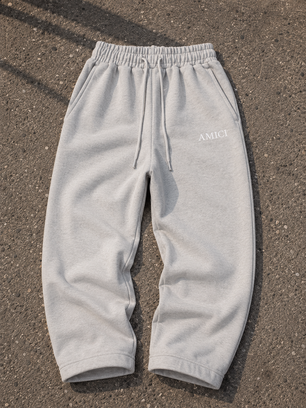 AMICI Premium Sweatpants – Heather Grey