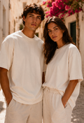 AMICI Essential Oversized T-Shirt – Cream