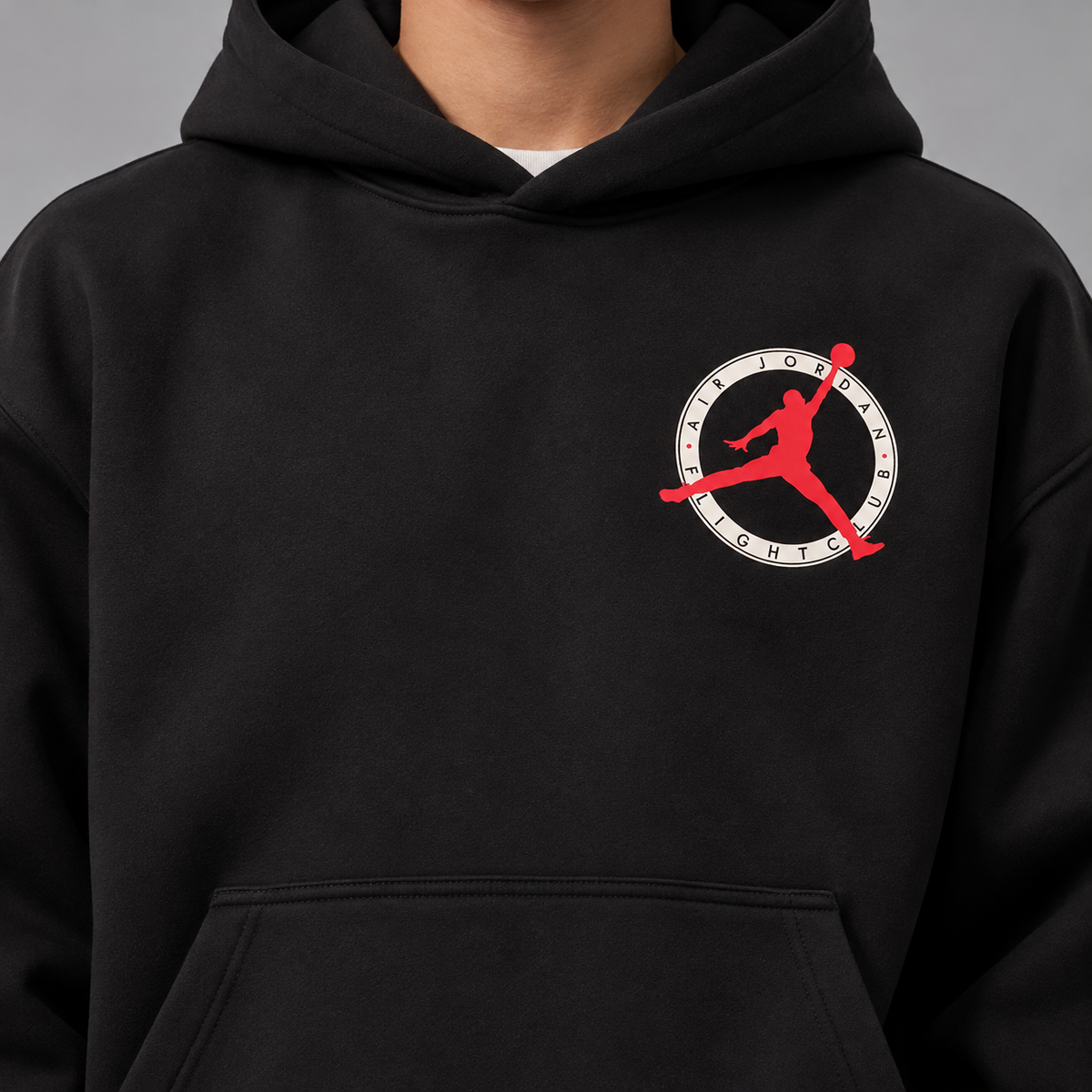 Air Jordan Black & Red Graphic Hoodie – Jordan Flight Collection