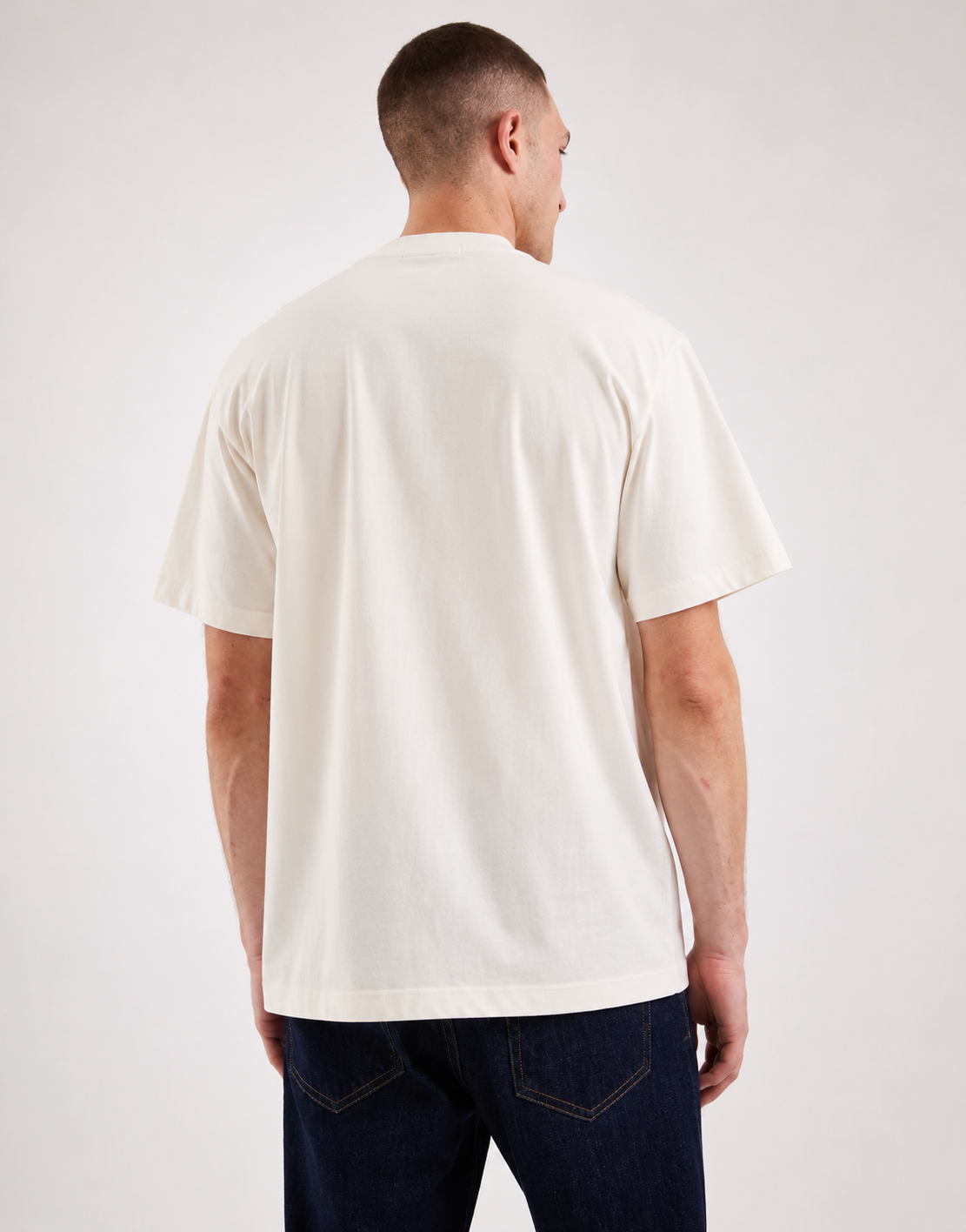Fred Perry Stripe Panel Oversized Off-White