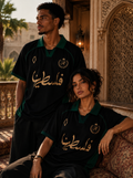 AMICI FC — Palestine Jersey– Black & Emerald Green