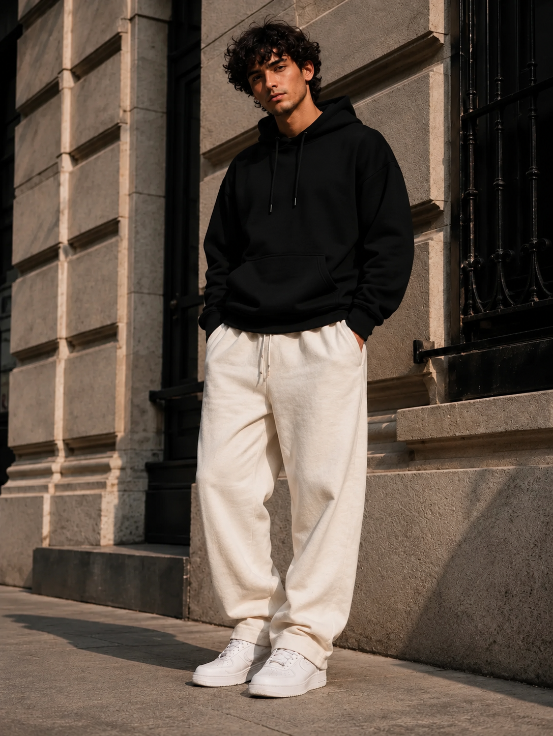 AMICI Premium Sweatpants – Cream