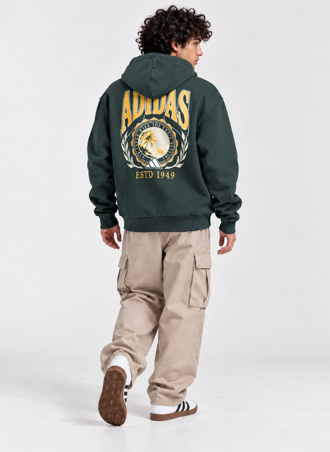 adidas Teal Graphic Hoodie – Heritage Collection