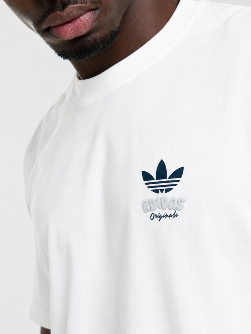 Adidas Originals Bubble Logo Oversized White