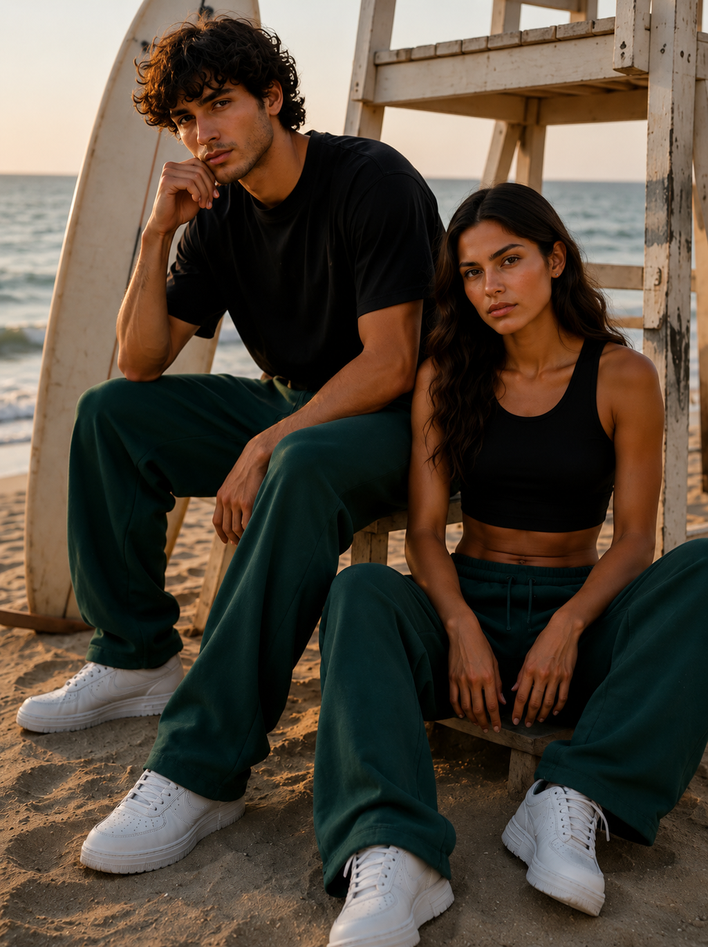 AMICI Premium Sweatpants – Forest Green
