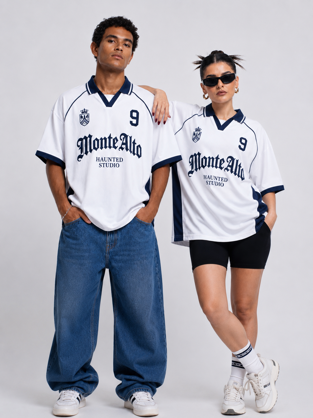 Monte Alto White Oversized Polo Jersey