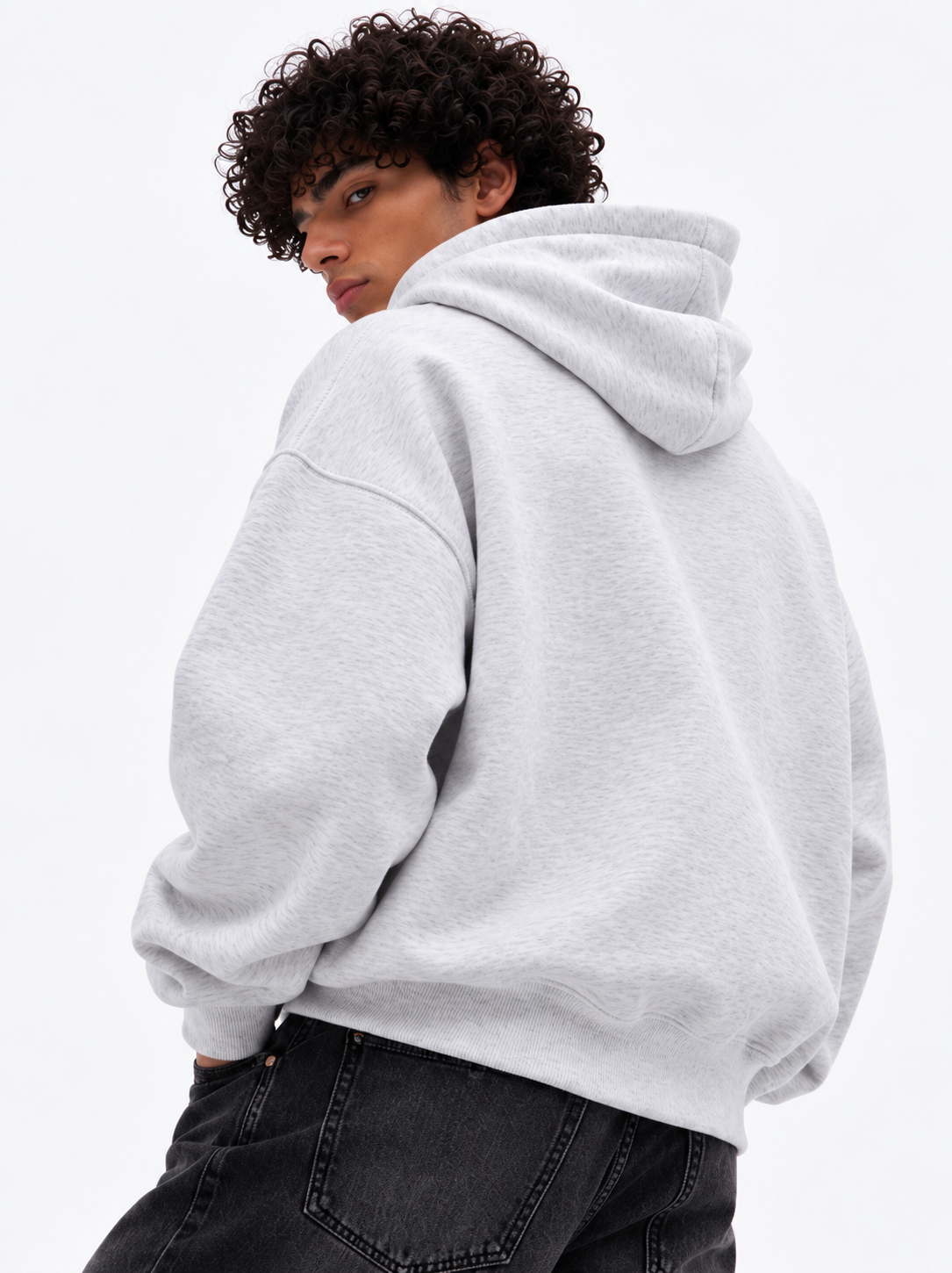 Weekend Vibes New York Grey Graphic Hoodie