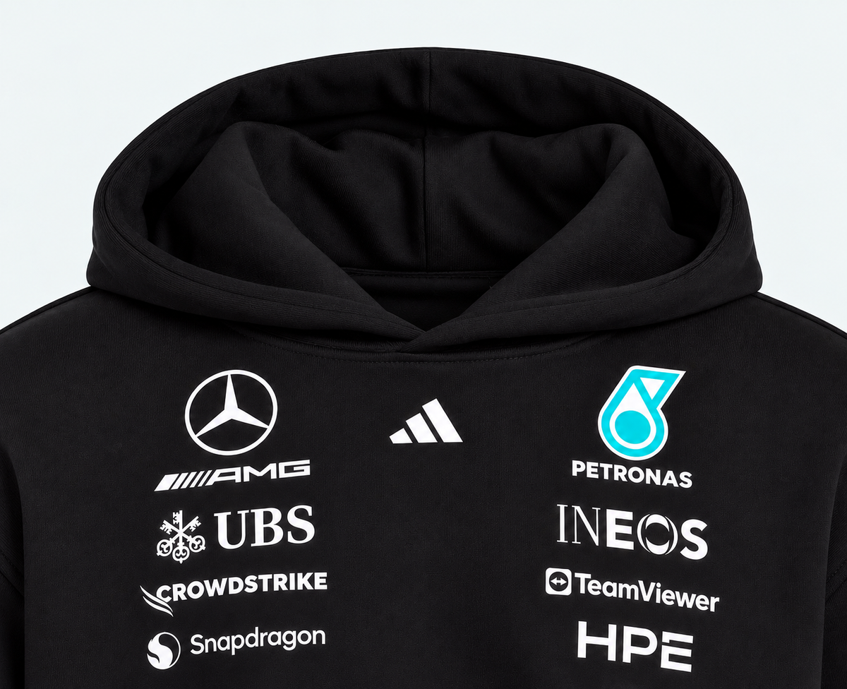 Mercedes-AMG Petronas F1 Black Racing Hoodie