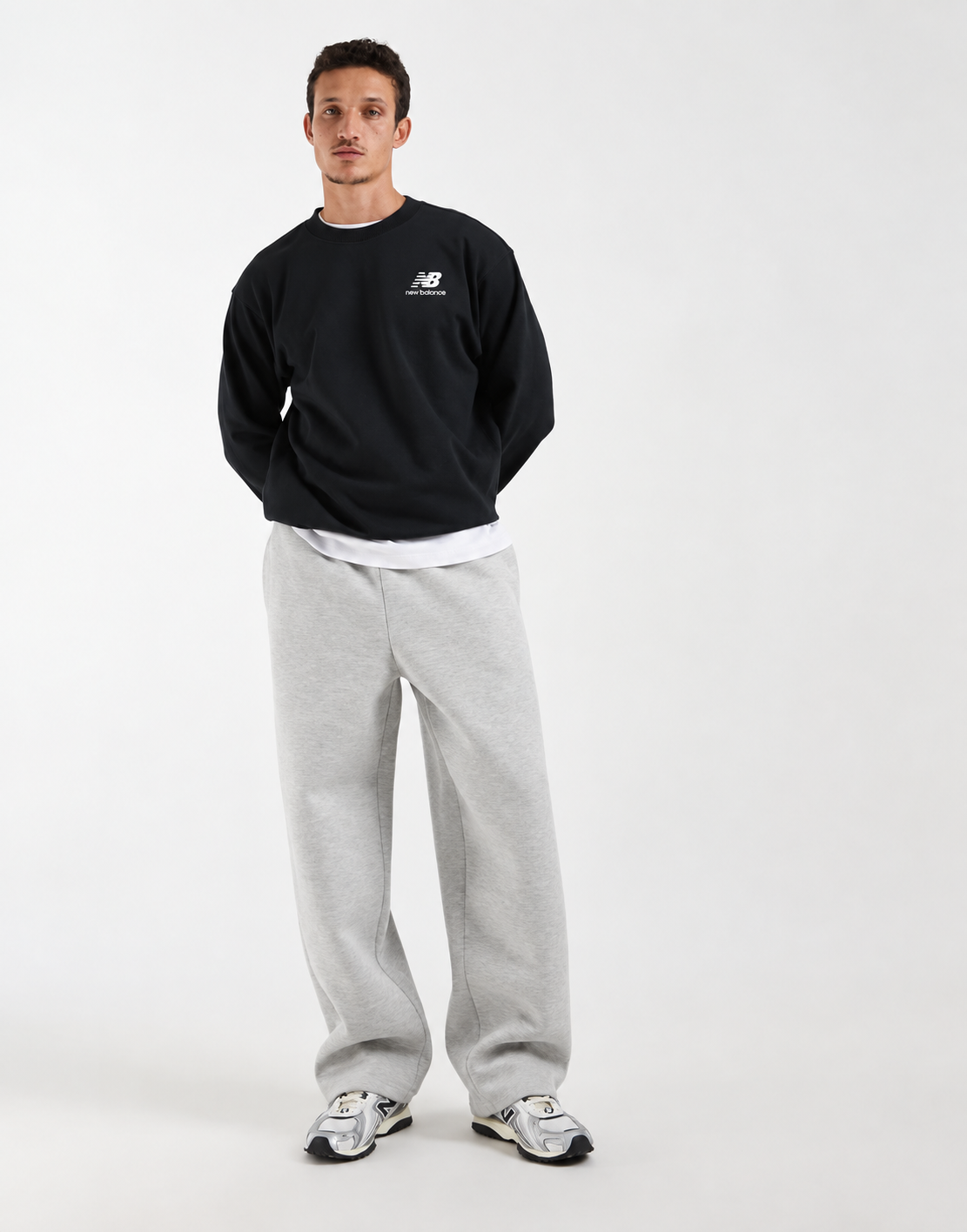 New Balance Black Logo Sweatshirt