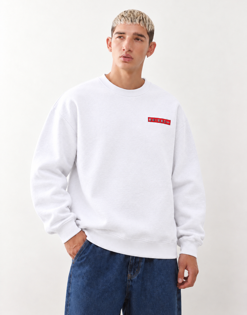 adidas Originals Football Graphic Crewneck Sweatshirt – White