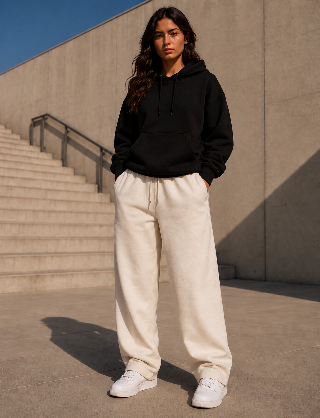 AMICI Premium Sweatpants – Cream