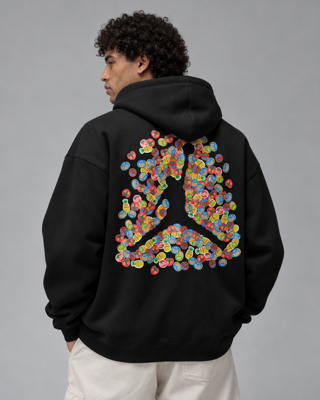 Nike Jordan Black Graphic Hoodie – Oversized Fit