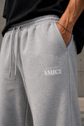 AMICI Premium Sweatpants – Heather Grey