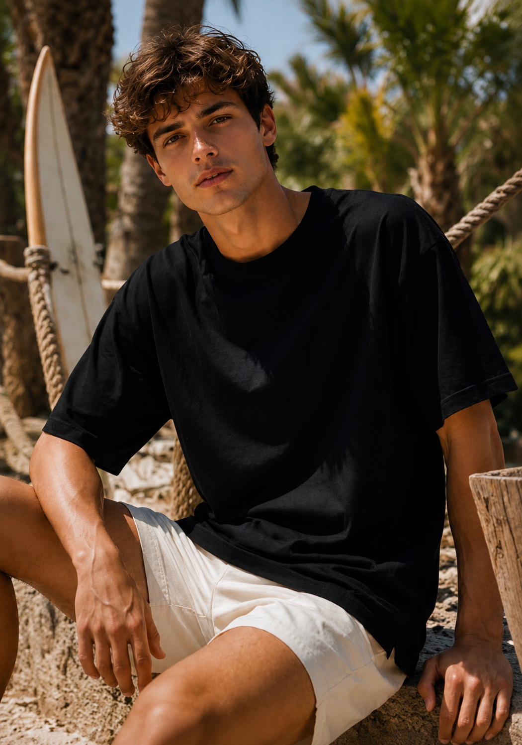 AMICI Essential Oversized T-Shirt – Black