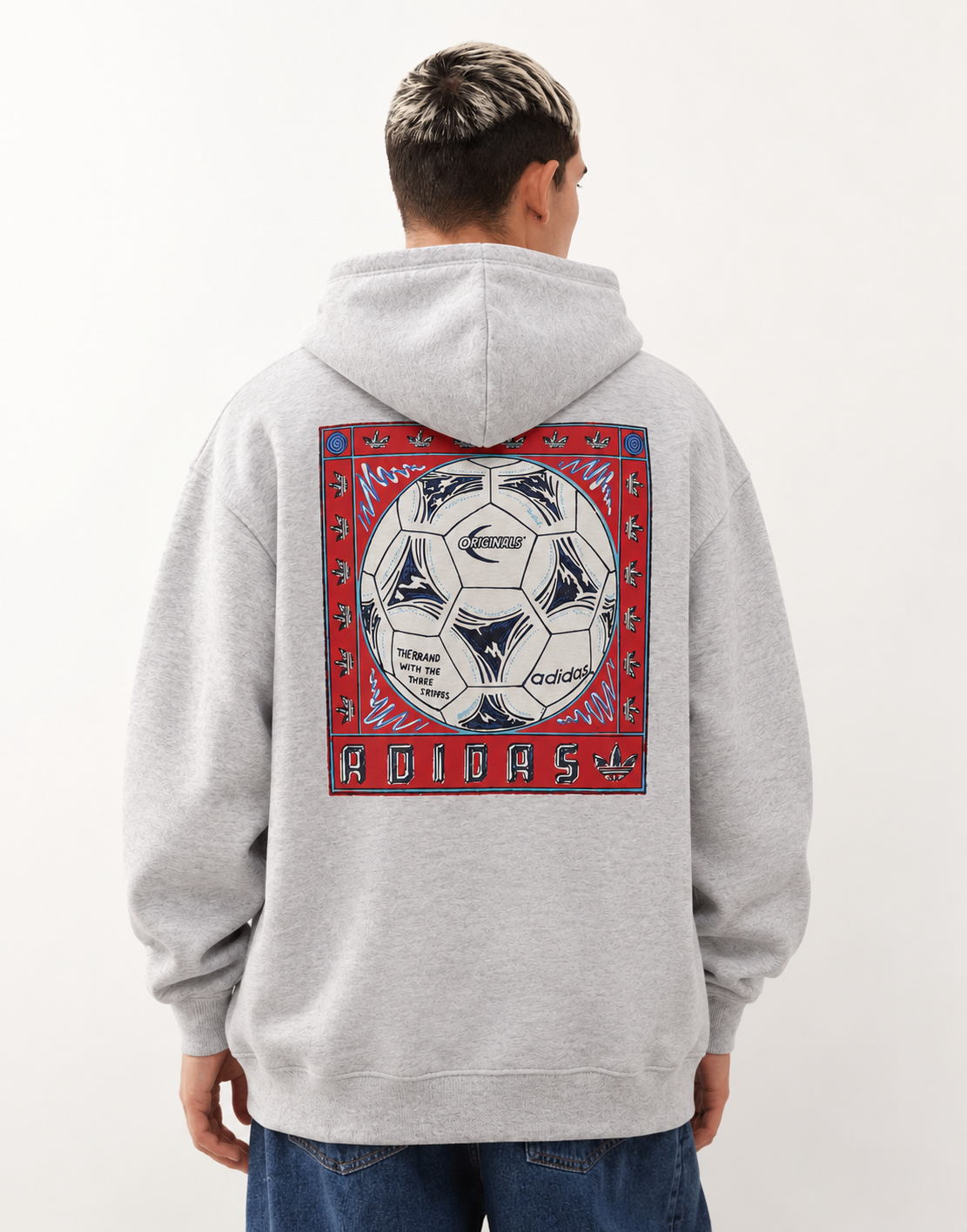 adidas Originals Grey Graphic Hoodie