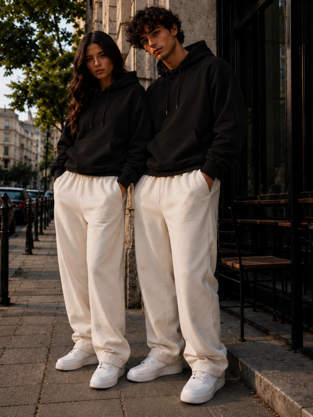 AMICI Premium Sweatpants – Cream