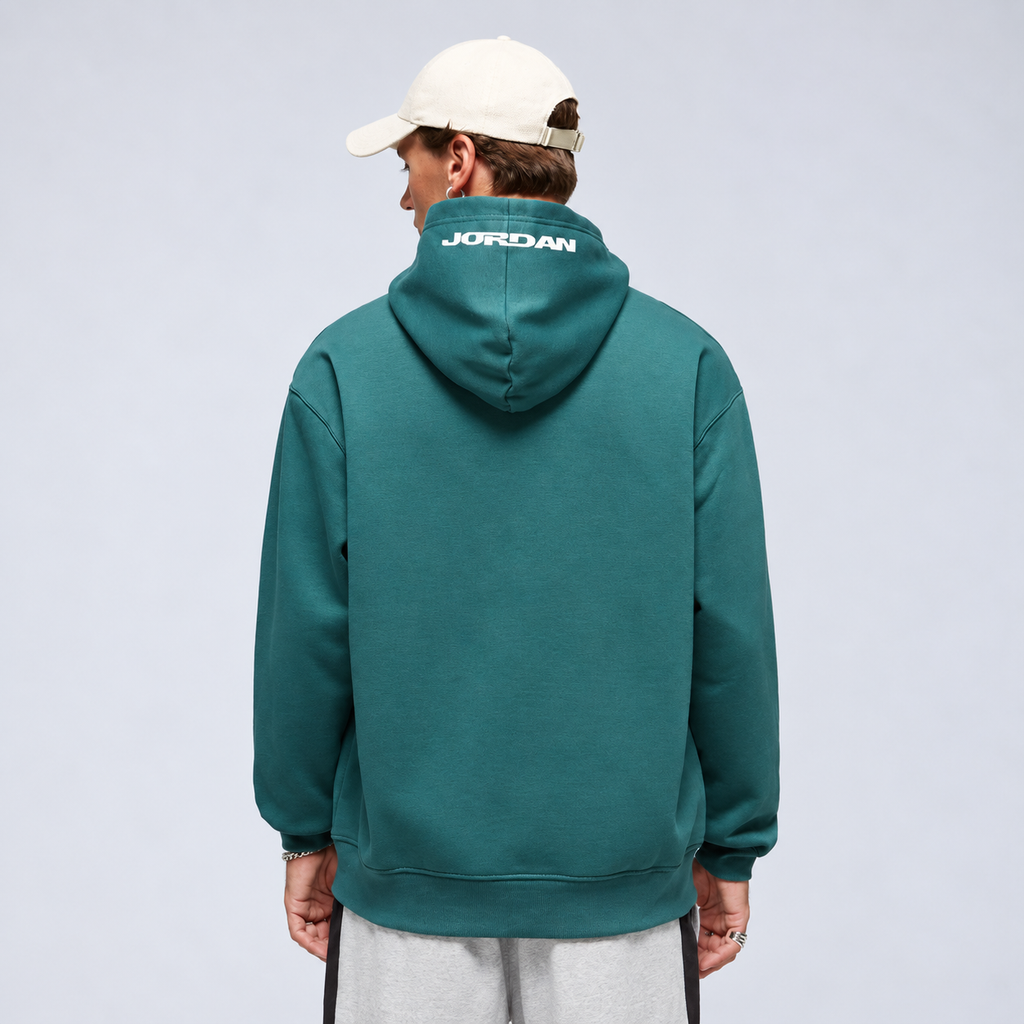 JORDAN Teal Graphic Pullover Hoodie