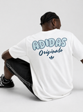 Adidas Originals Bubble Logo Oversized White