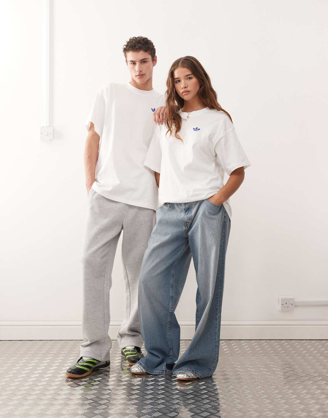Adidas Originals Oversized White Retro Backprint Tee