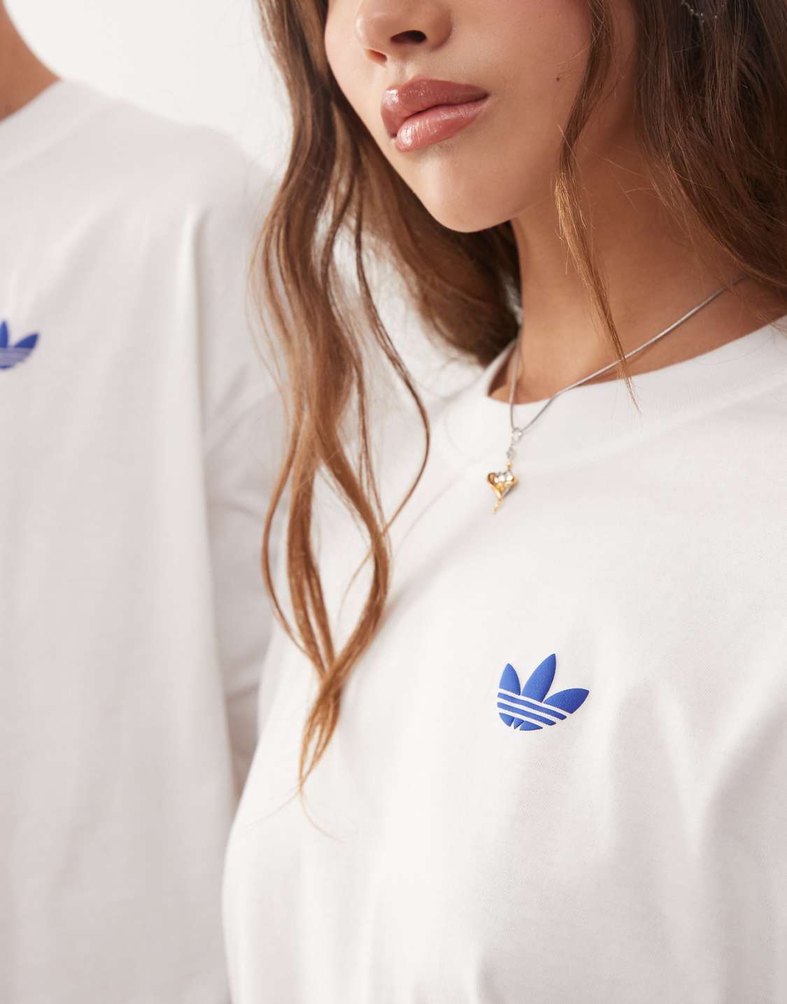Adidas Originals Oversized White Retro Backprint Tee