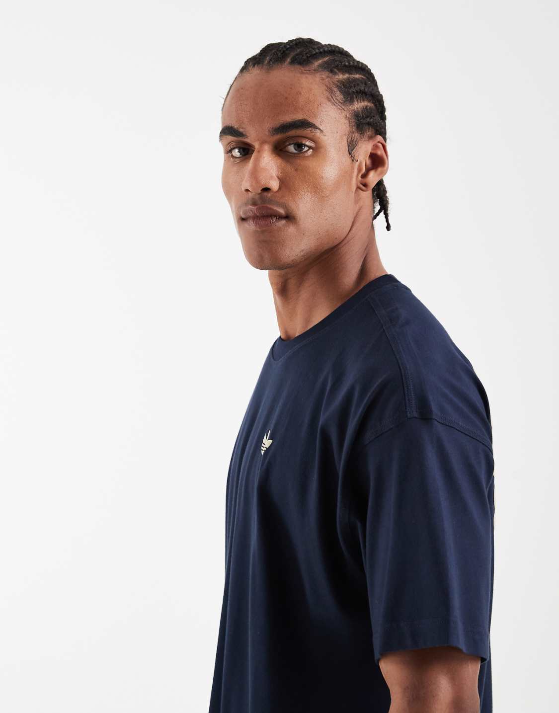 Adidas Originals Since 1972 Oversized Navy Graphic Tee