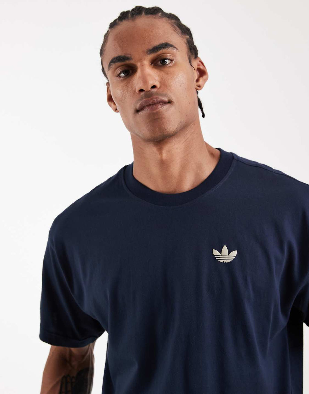Adidas Originals Since 1972 Oversized Navy Graphic Tee