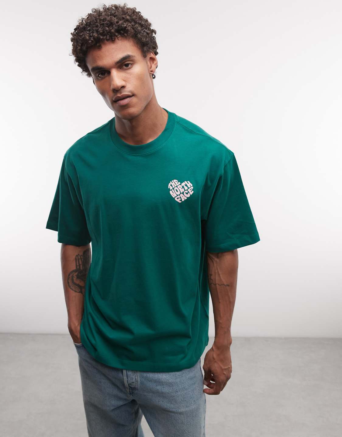 The North Face Emerald Green Oversized Essential Tee