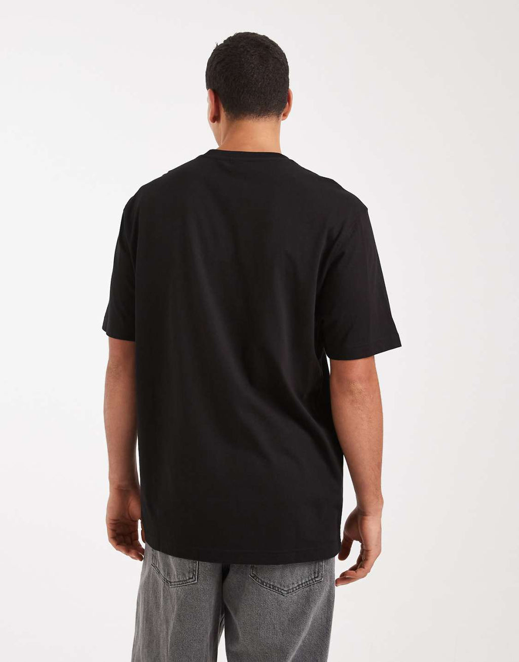 Adidas Rose Trefoil Oversized Tee – Black