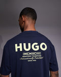HUGO Back Logo Oversized T-Shirt – Navy