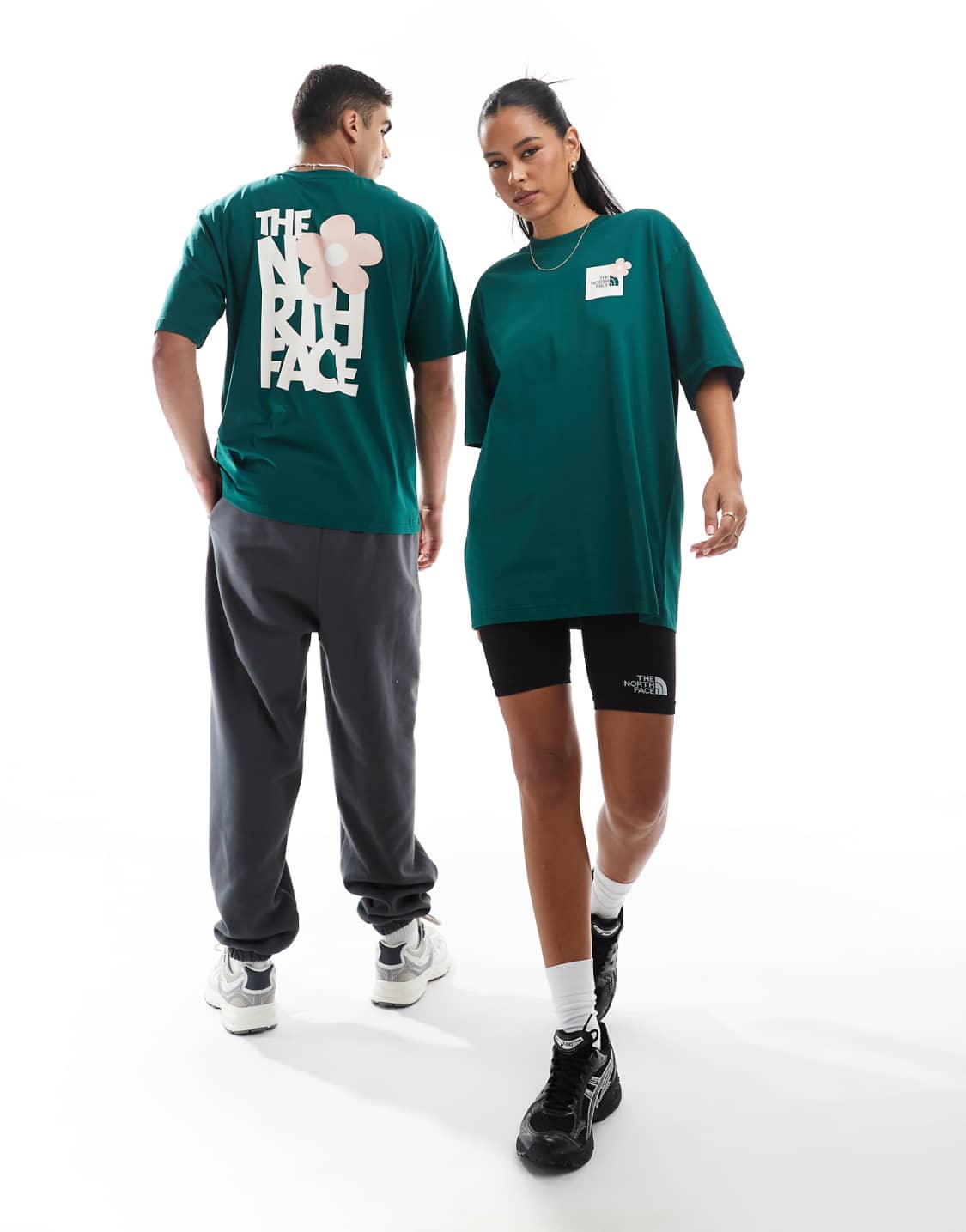 The North Face Emerald Flower Graphic Oversized Tee