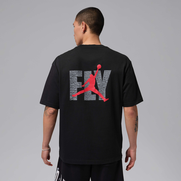 Jordan Fly Graphic Oversized Black Tee